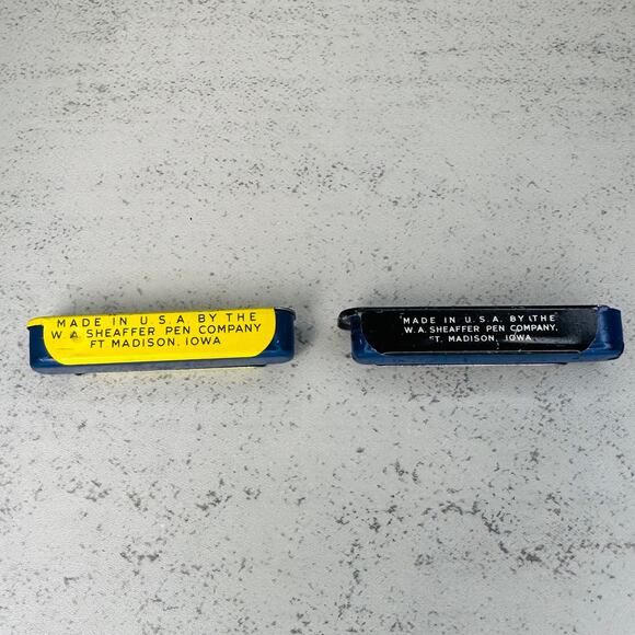 Vintage, Fineline Sheaffer's Thick Lead Medium Hard Pencil Refills R/S15 in Tin - Picture 5 of 6